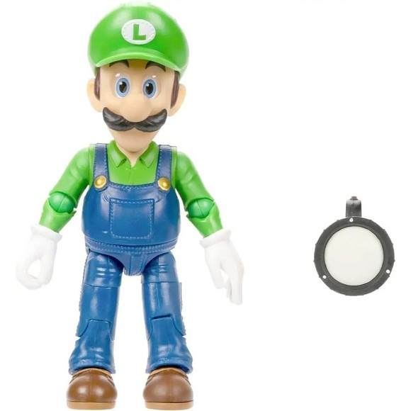 The Super Mario Bros. Movie 16 Articulation Luigi 5" Action Figure - Picture 2 of 5